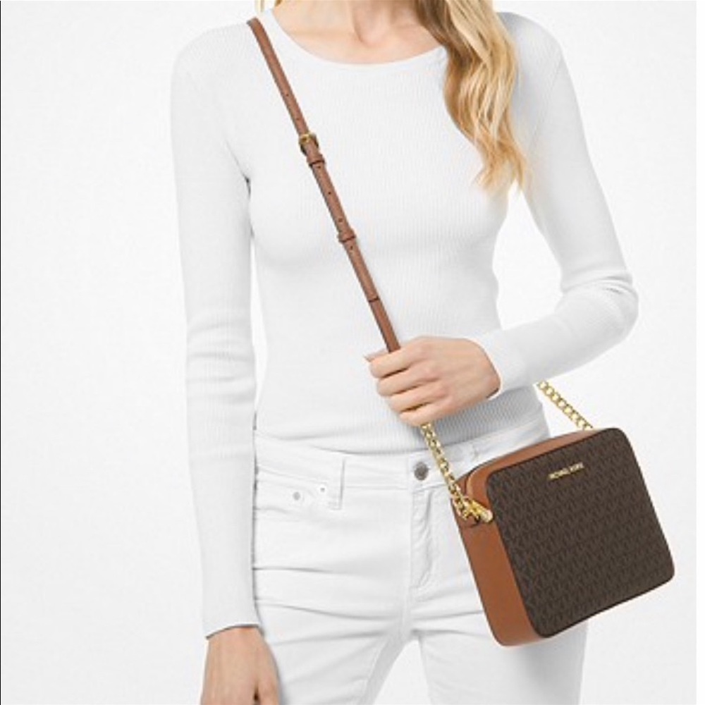 MICHAEL KORS LG EW CROSSBODY Bag Luggage - Picture 15 of 15